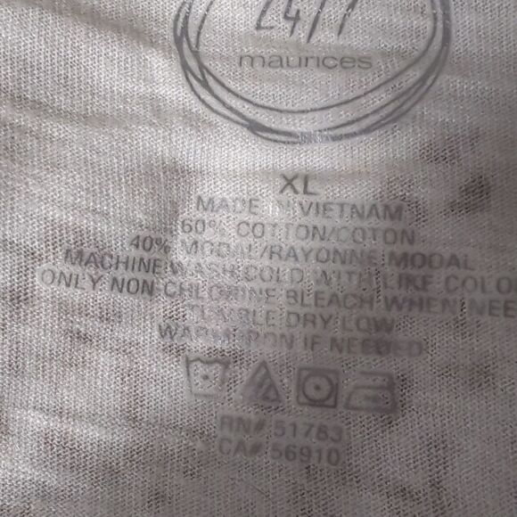 Maurices White Short Sleeve Shirt - Picture 6 of 6